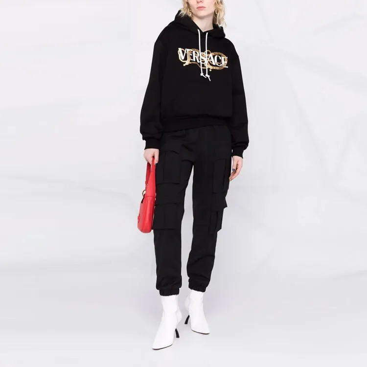 VERSACE Sweatshirts Women's Black-1