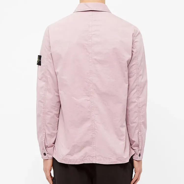 STONE ISLAND Shirts Men Pink-3