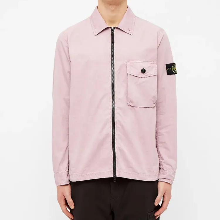 STONE ISLAND Shirts Men Pink-2