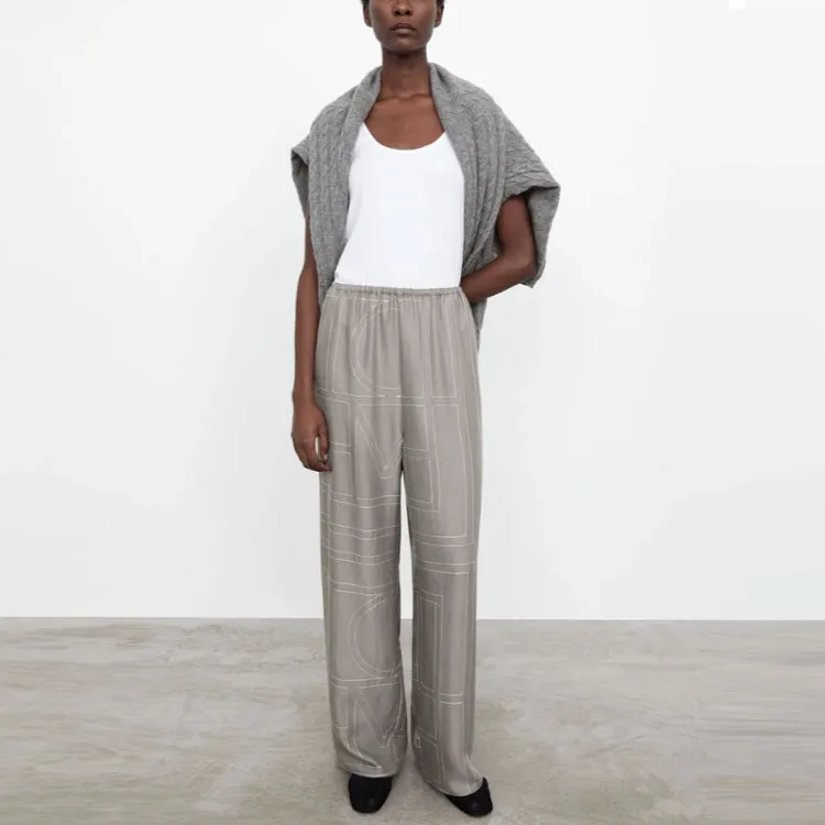 TOTEME Casual Pants Women's Gray-1