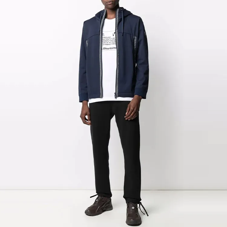 White Mountaineering Logo-patch Zip-up Hoodie-1
