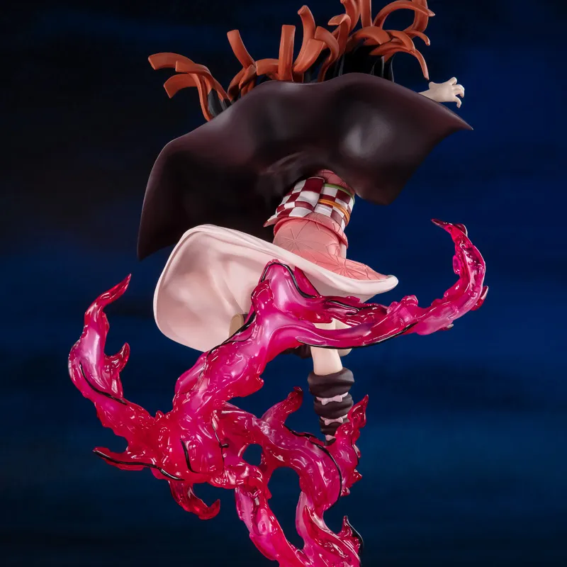 BANDAI Nezuko Kamado Figuartszero Demon Slayer  Kimetsu No Yaiba Blood Demon Art Scale Figures 24cm-4