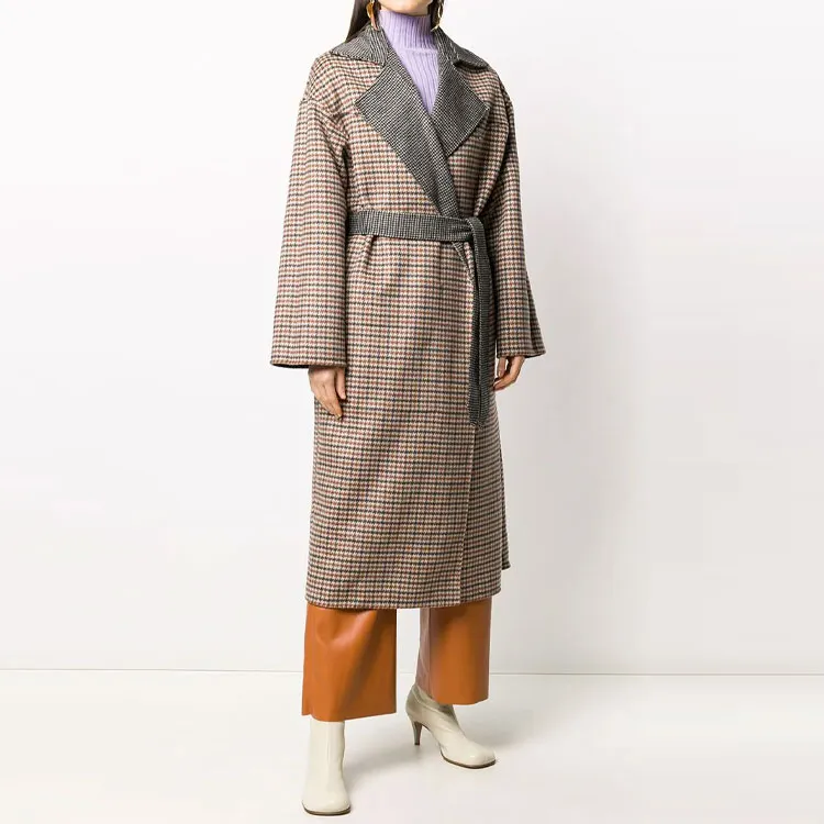 NANUSHKA Reversible Check Coat-2