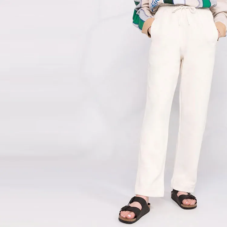 GANNI Knitted Sweatpants Women's White-4