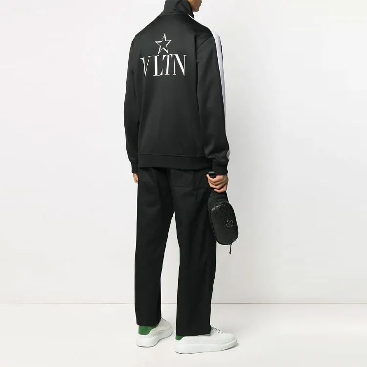 Valentino Jackets Coats Men's Black-2