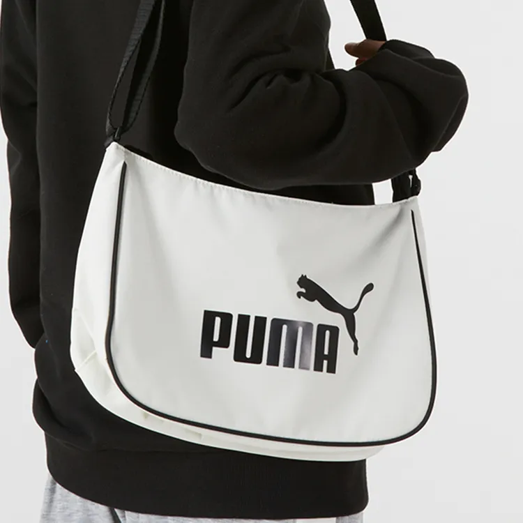 PUMA Fabric Handbag Shoulder Bag Unisex White-4