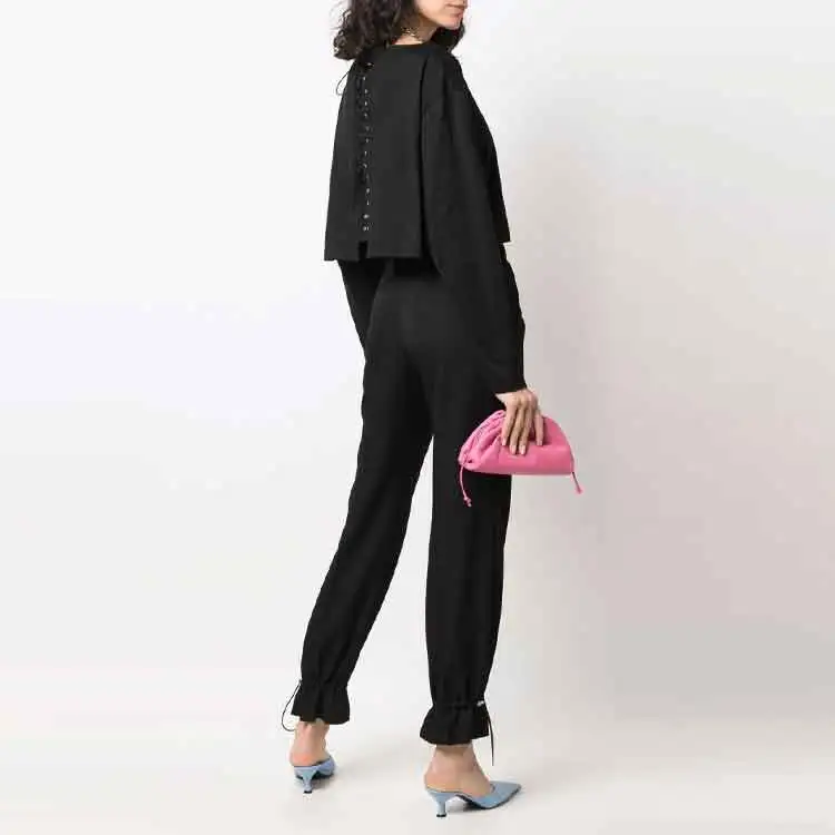 PRADA Crop Tops Women's Black-3