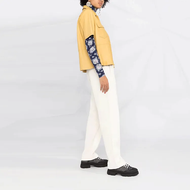 GANNI Sports Pants Women's White-3