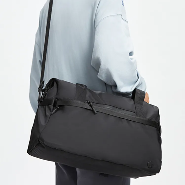 LiNing Training Series Fabric Shoulder Bag Crossbody Bag Regular Unisex Black-4