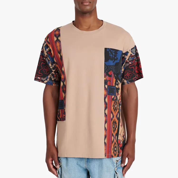 BALMAIN T-Shirts Men Beige-5