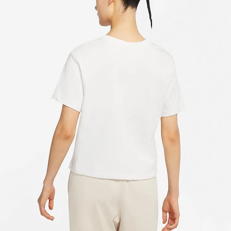 Nike SS22 Set in Sleeve T Shirt Women's Phantom Gray White-2