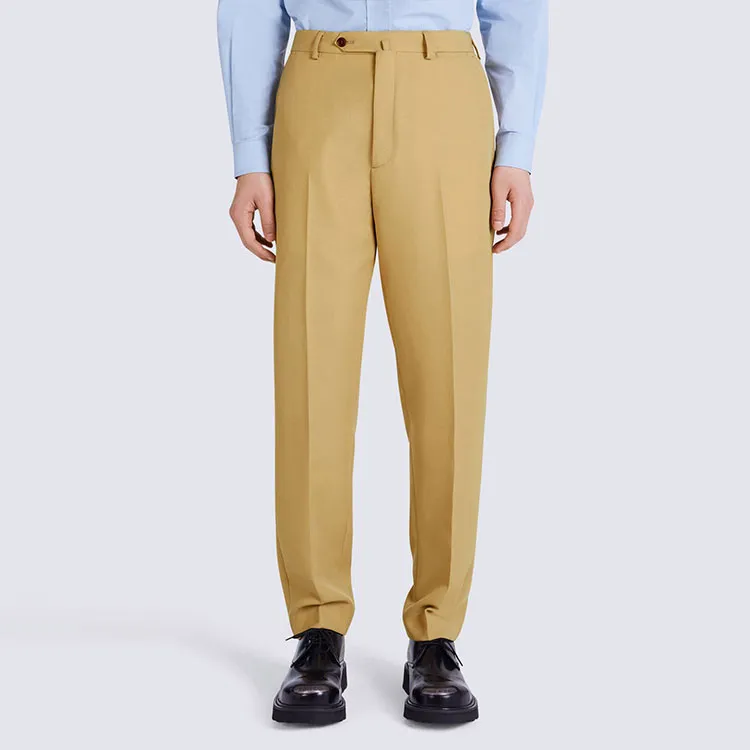 KENZO Casual Pants Men Khaki-4