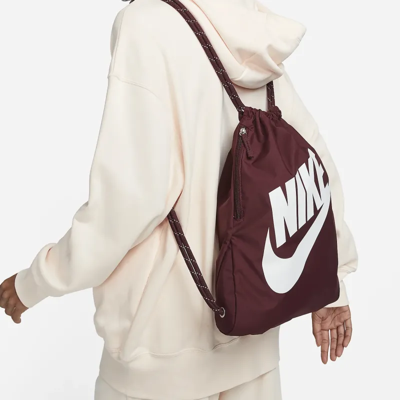 Nike Heritage Polyester Backpack Regular Unisex Red-3