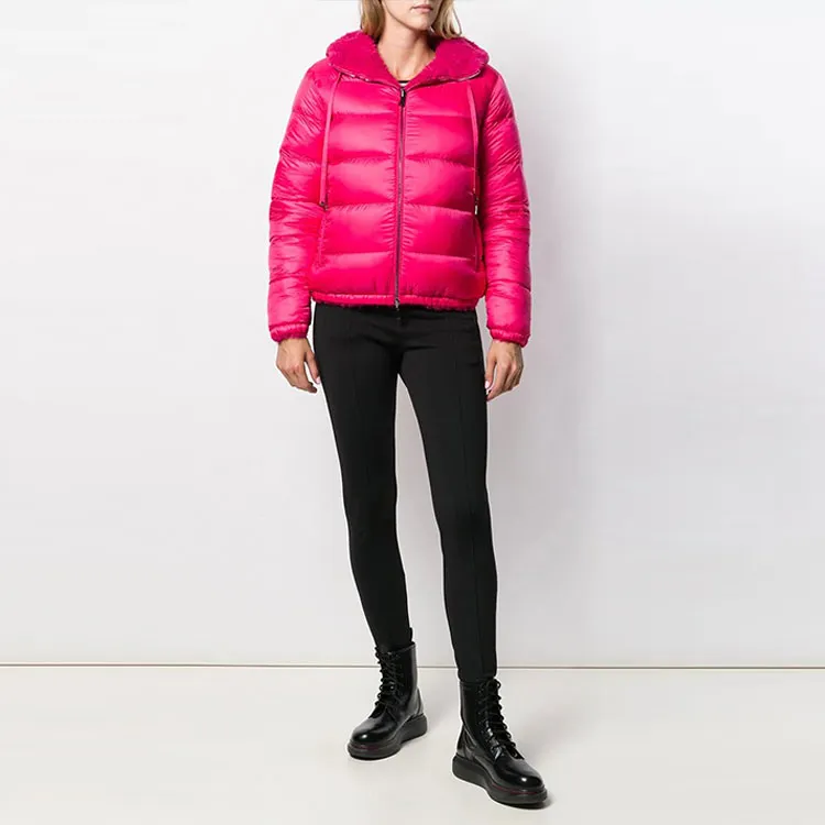 Moncler FW21 Jackets Women's Rose Red-1