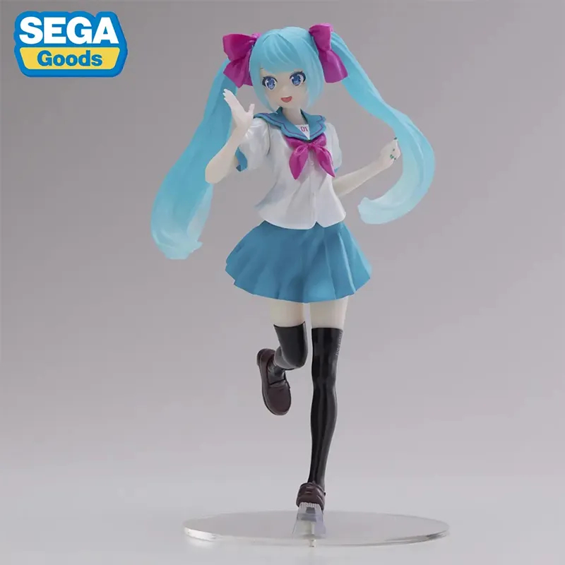 SEGA Hatsune Miku Luminasta VOCALOID 16th Anniversary KEI Ver. Blue Scale Figures 18cm-1