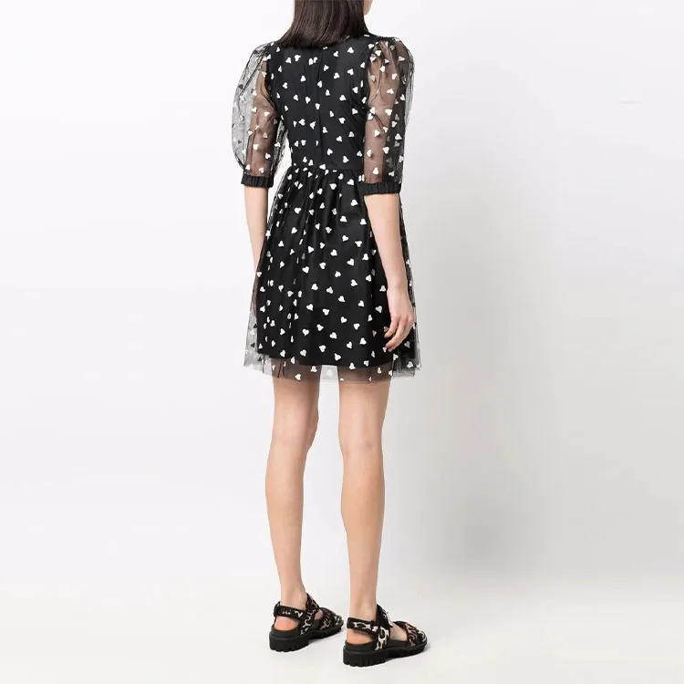 MSGM Short-Sleeved Dresses Women's Black-2