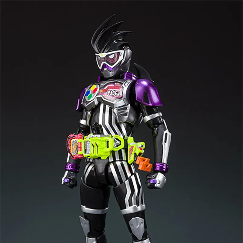 BANDAI Kamen Rider Ex Aid Bandai, Kamen Rider SHF Genm Action Player Lv.0 Action Figure Scale Figures 14.5cm-3
