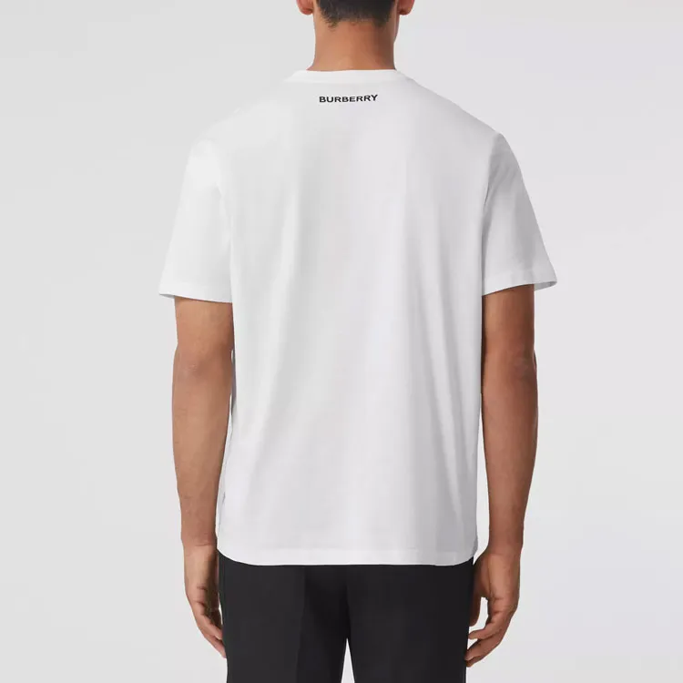Burberry T Shirts Men White-3