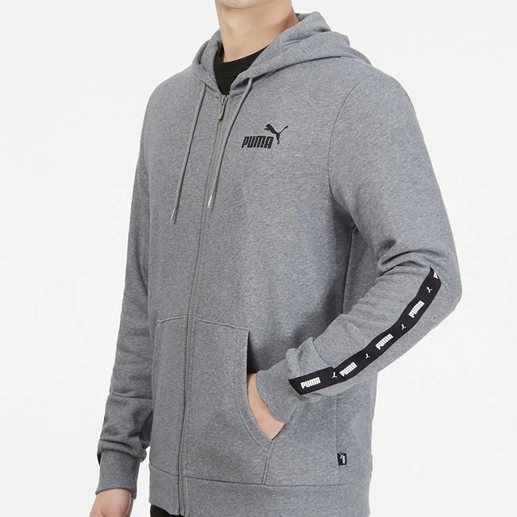 PUMA Jackets Men Gray-2