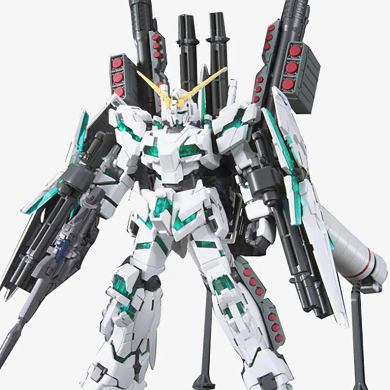 BANDAI RG Mobile Suit Gundam UC Full Armor, Unicorn Gundam Model Kits 13cm-1