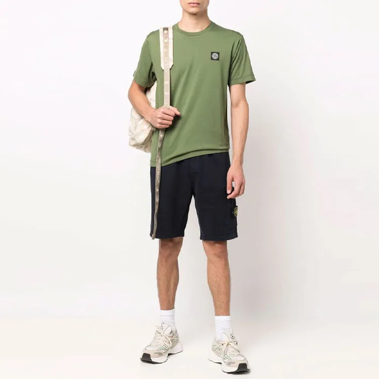 STONE ISLAND 60/2 Cotton Jersey Garment Dyed T Shirt-1