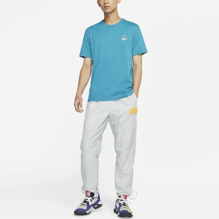 Jordan T Shirts Men Blue-2