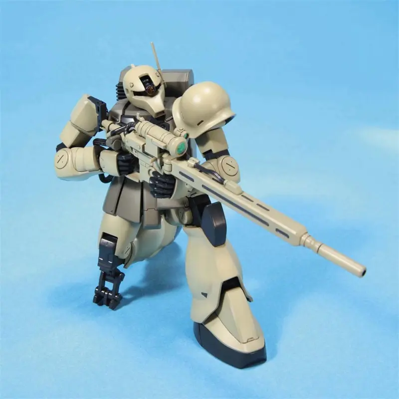BANDAI HG Collection 1 144 Zaku Mobile Suit Gundam, Sniper Type I Gray Model Kits 13cm-1