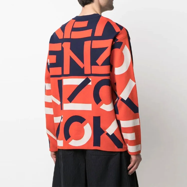 KENZO Sweaters Men Orange-3