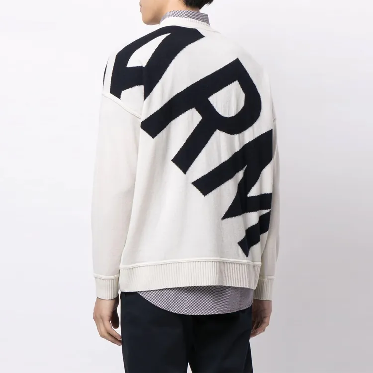EMPORIO ARMANI Cashmere Sweaters Men White-2