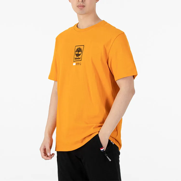 Timberland T-Shirts Men Orange-5