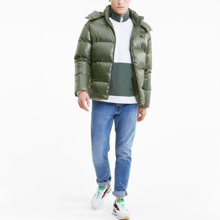 PUMA Volume Down Jacket Down Jacket Winter Men's Green-3