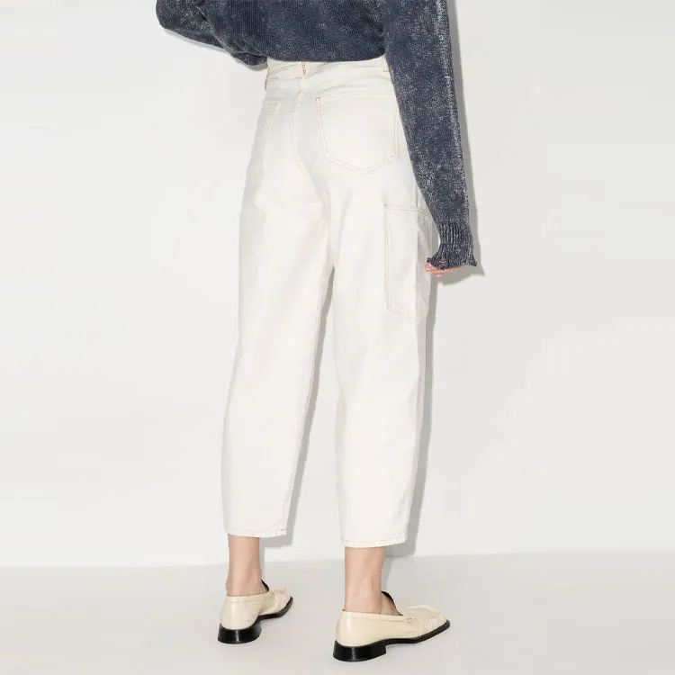 FRAME Ultra High Waist Cropped Jeans-3