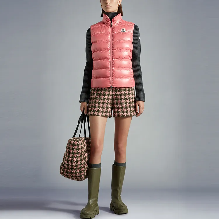 Moncler Ghany Series FW22 Vest Women's Pink-1