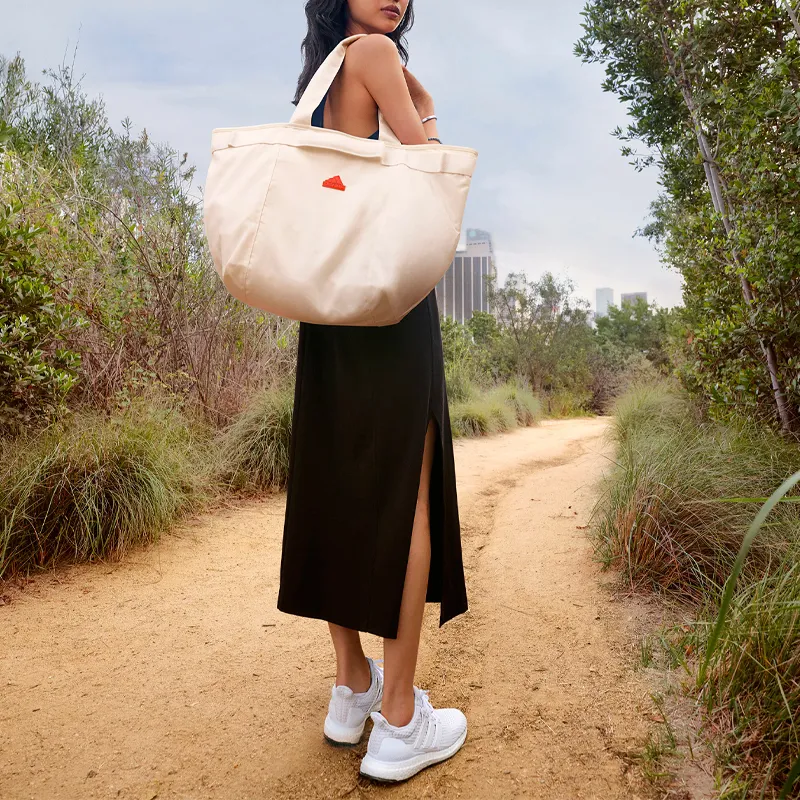Adidas Polyamide Sports Bag, Tote Bag, Shopping Bag, Shoulder Bag, Handbag Regular Unisex White-4