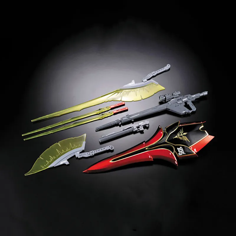 BANDAI MG 1 100 Mobile Suit Gundam Unicorn MSN 06S Sinanju Plated Version Model Kits 18cm-3