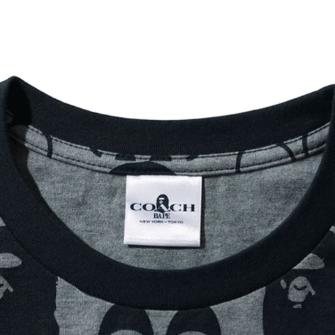 Coach X a BATHING APE Bape X Coach Collaboration T-Shirts