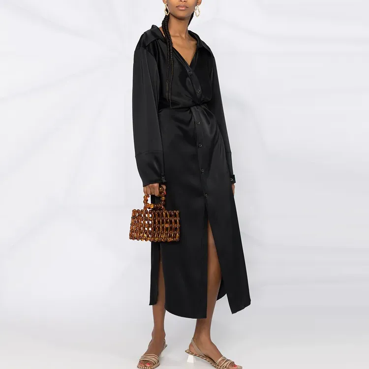 NANUSHKA Long-Sleeved Dresses Women's Black-1