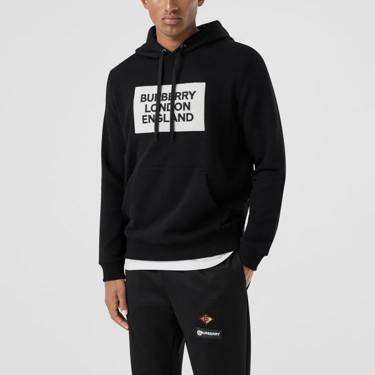 Burberry Logo Patch Hoodie-3
