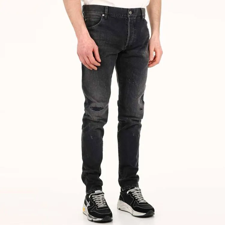 BALMAIN Jeans Men Black-6