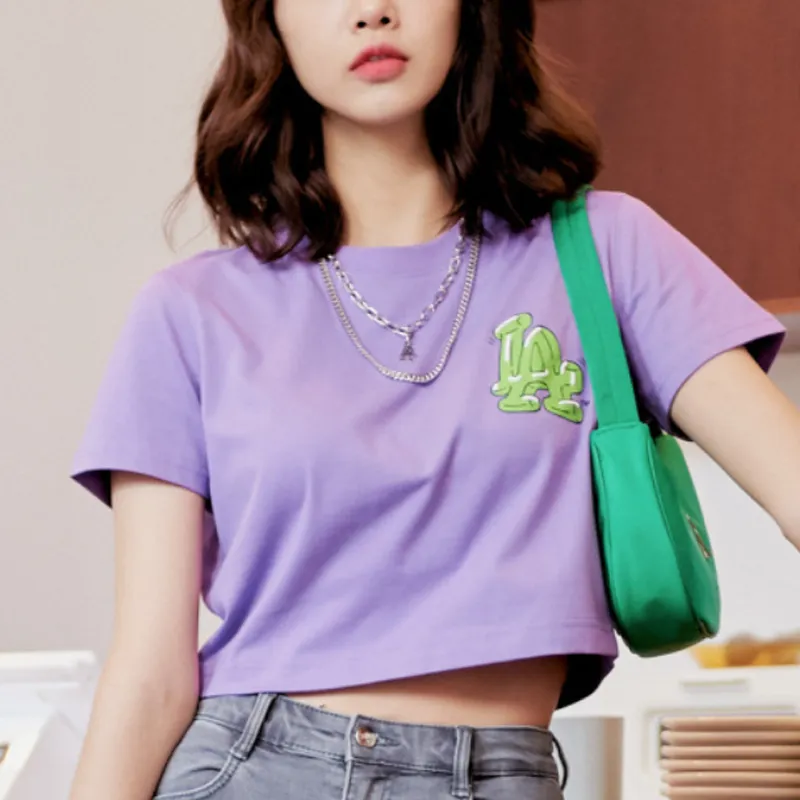 MLB FW21 Truncated Top Women's Purple-2