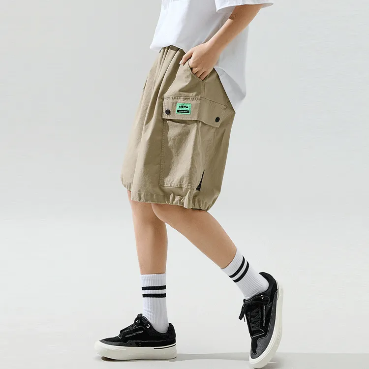 Anta Loose Fit Shorts Men's Khaki-5
