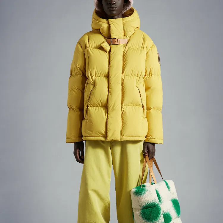Moncler SS22 Down Jacket Winter Unisex Yellow-1