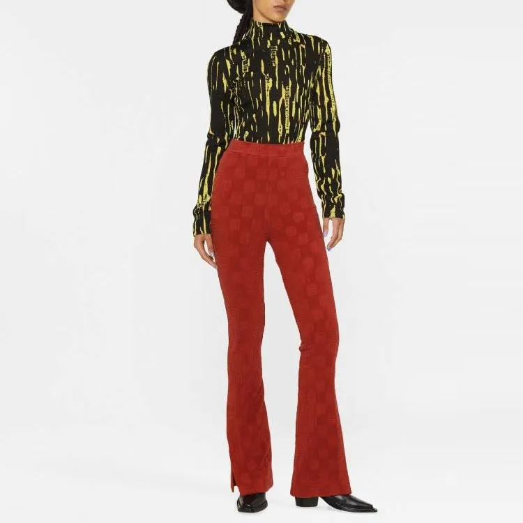 AMBUSH Graphic Print Cropped Long Sleeved Top-1