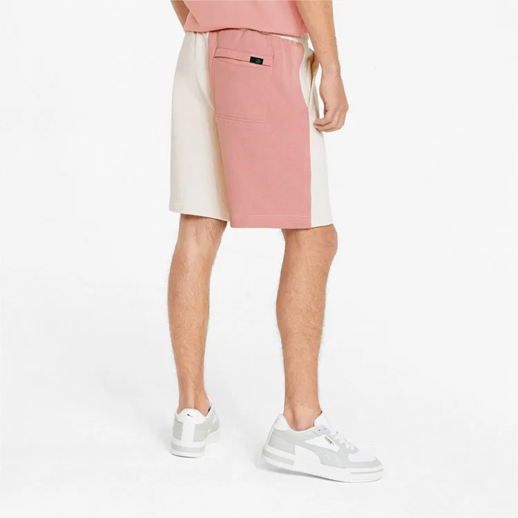 PUMA Casual Shorts Men Cotton-Linen Blend In Natural Color-4