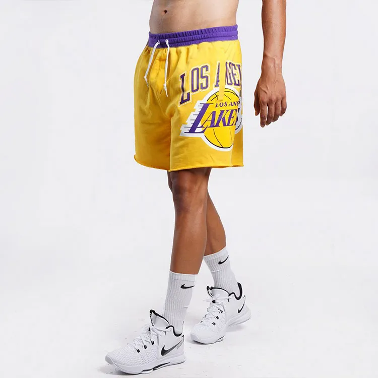 Nike Casual Shorts Men Yellow-3