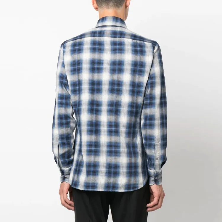 TOM FORD Shirts Men Blue-2