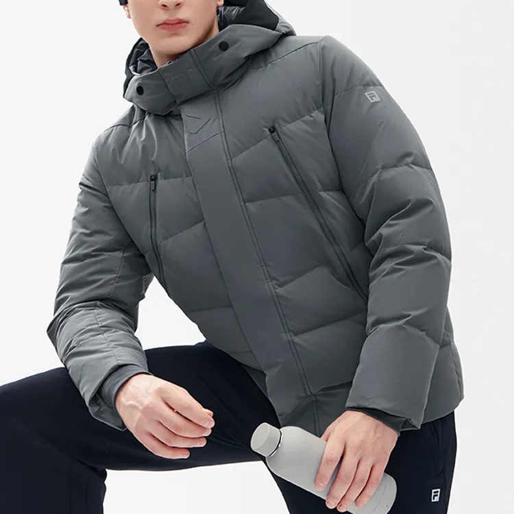 FILA Athletics Down Jackets Men Granite Gray-2