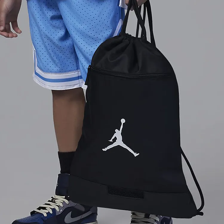 Jordan Polyester Gym Bag Backpack Regular Unisex Black-2
