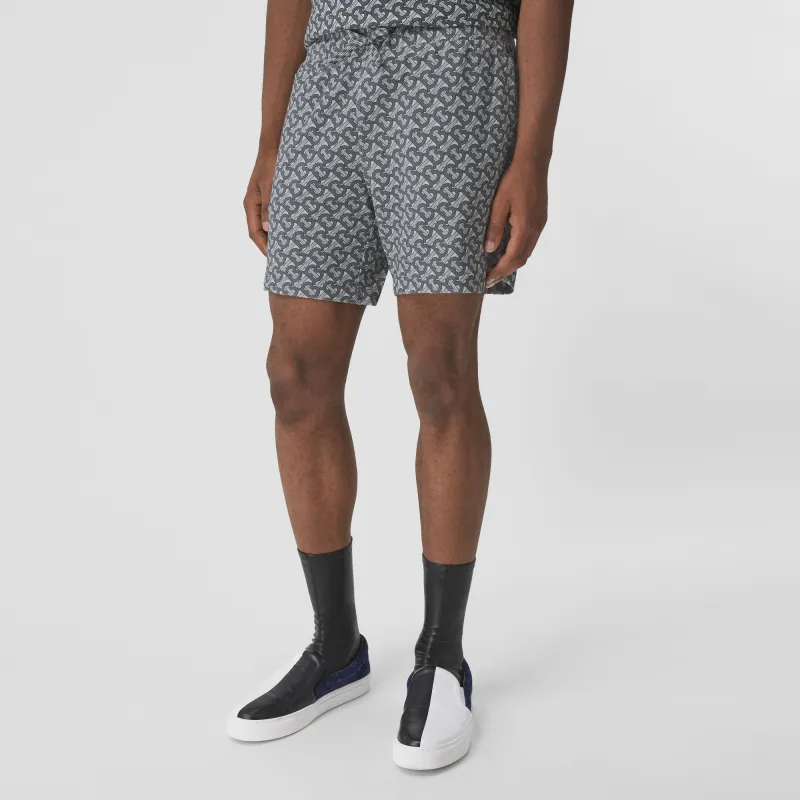 Burberry Casual Shorts Men Gray-2