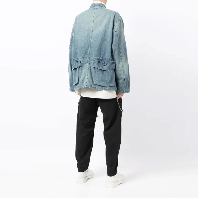 AMBUSH Denim Jackets Men Blue-2